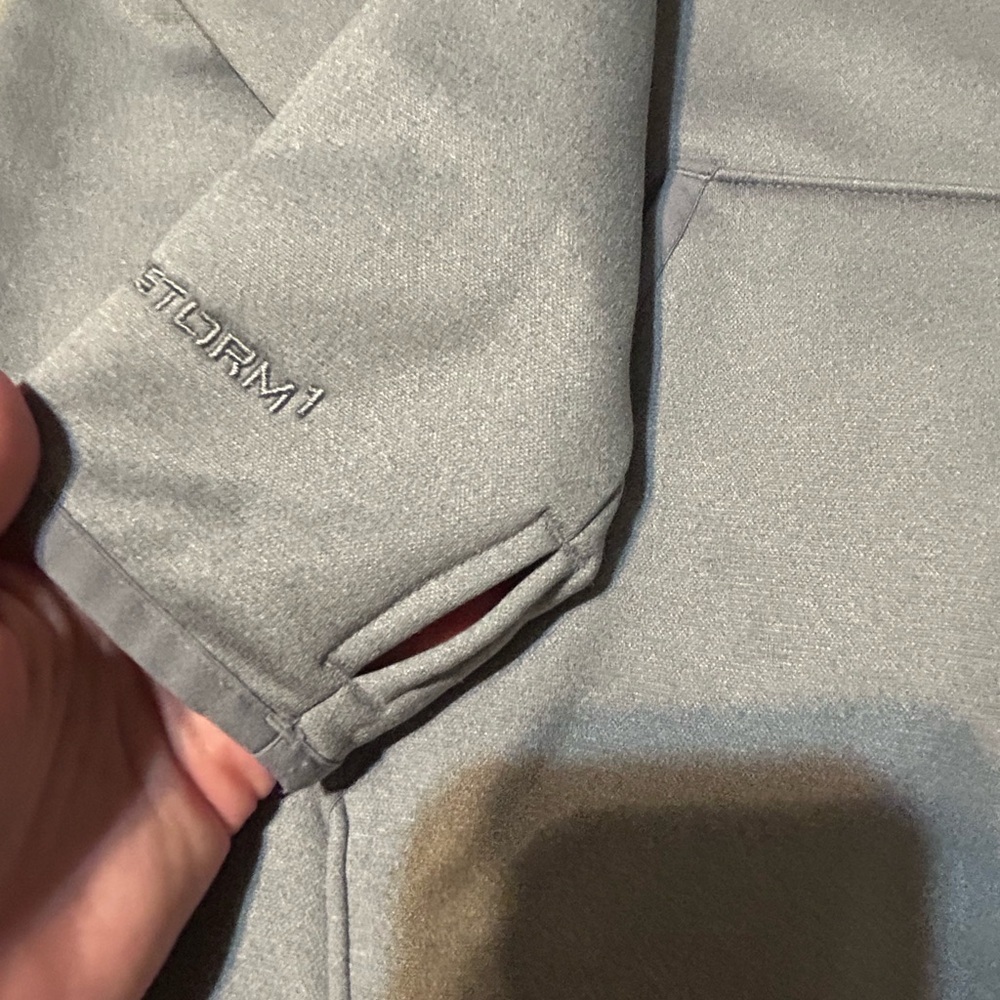 Under Armour Gray USA Flag Logo Hoodie Large - Picture 13 of 15